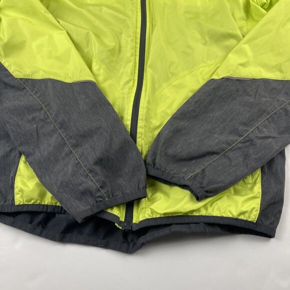 Hind Running Windbreaker Jacket Men’s S Neon Yellow Full Zip Two Pocket Hi-viz - Picture 8 of 9
